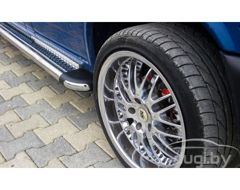 Пороги - площадки "Hunter" для Volkswagen T4 (к.б.). Пороги - площадки "Hunter" для Volkswagen T4 (к.б.).